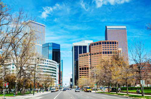Obraz na płótnie Downtown Denver, Colorado w salonie