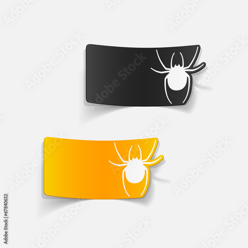 realistic design element: spider