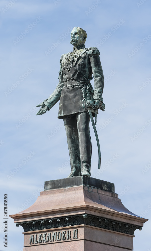 Obraz premium Monument to Alexander II