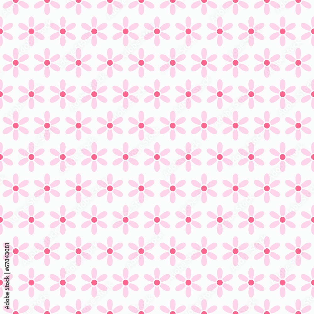 Light summer vector seamless pattern (tiling). Fond pink, white Light summer vector seamless pattern (tiling). Fond pink, white