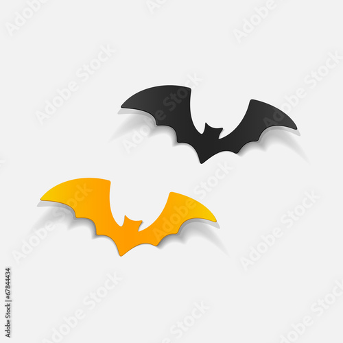 realistic design element: bat