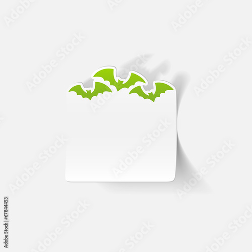 realistic design element: bat