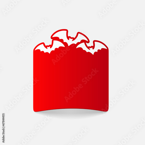 realistic design element: bat