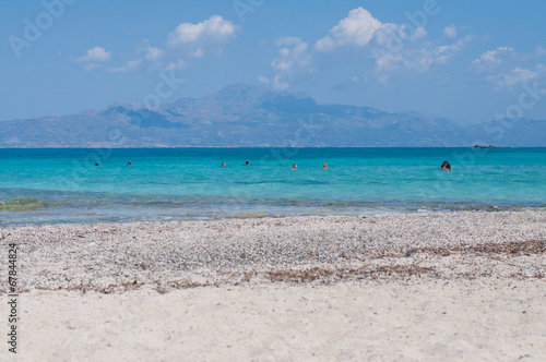 Beautiful Summer Seascape in Greece