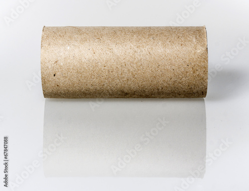 Leere Toilettenpapierrollen photo