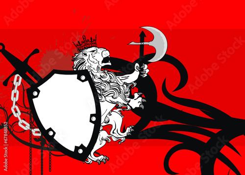 lion heraldic coat of arms lion tattoo background0