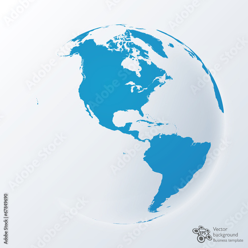 Infographics Vector Backgrounf #Global, World Map, Earth