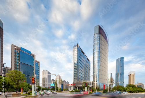 Shanghai Lujiazui Finance and Trade Zone of the modern city