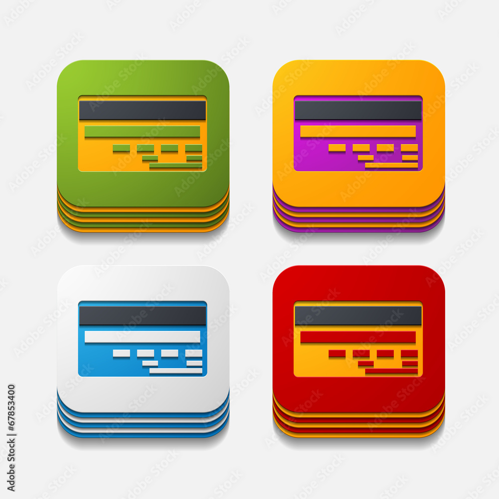 square button: card square button: card