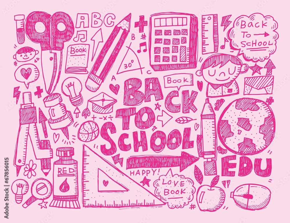 doodle back to school background doodle back to school background