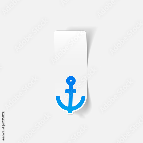 realistic design element: anchor