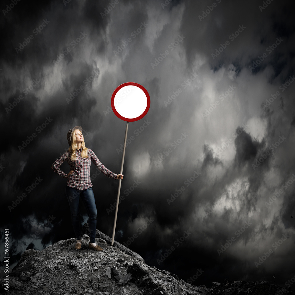 Obraz premium Stop pollution