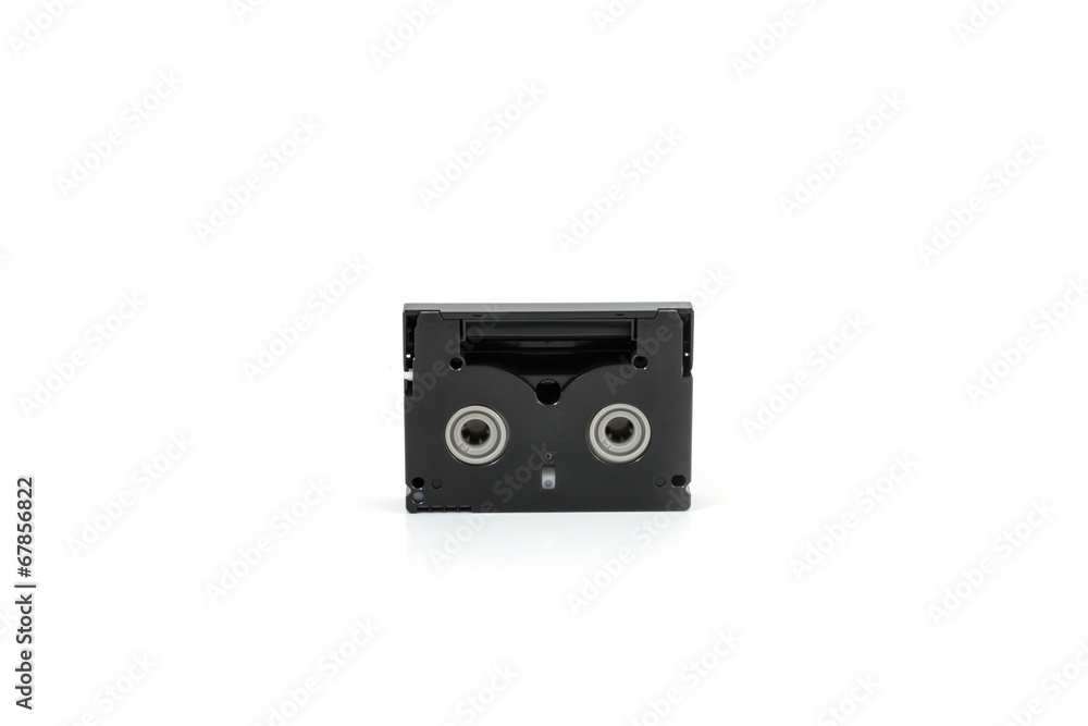 Mini DV Cassettes isolated on white background Mini DV Cassettes isolated on white background
