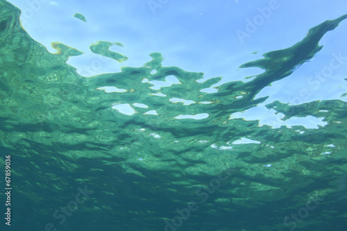 Underwater background in sea