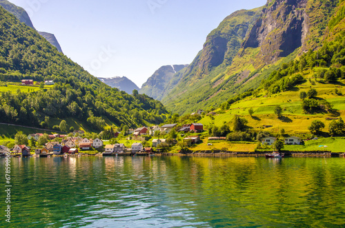 Aurlandsfjorden in Norway photo