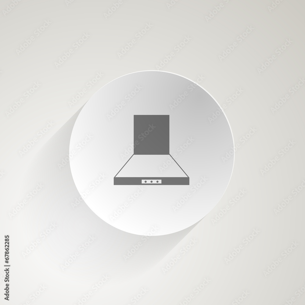 Flat vector icon for cooker hood Flat vector icon for cooker hood