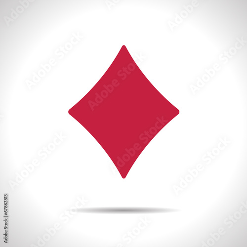 Vector game rhombus icon. Eps10