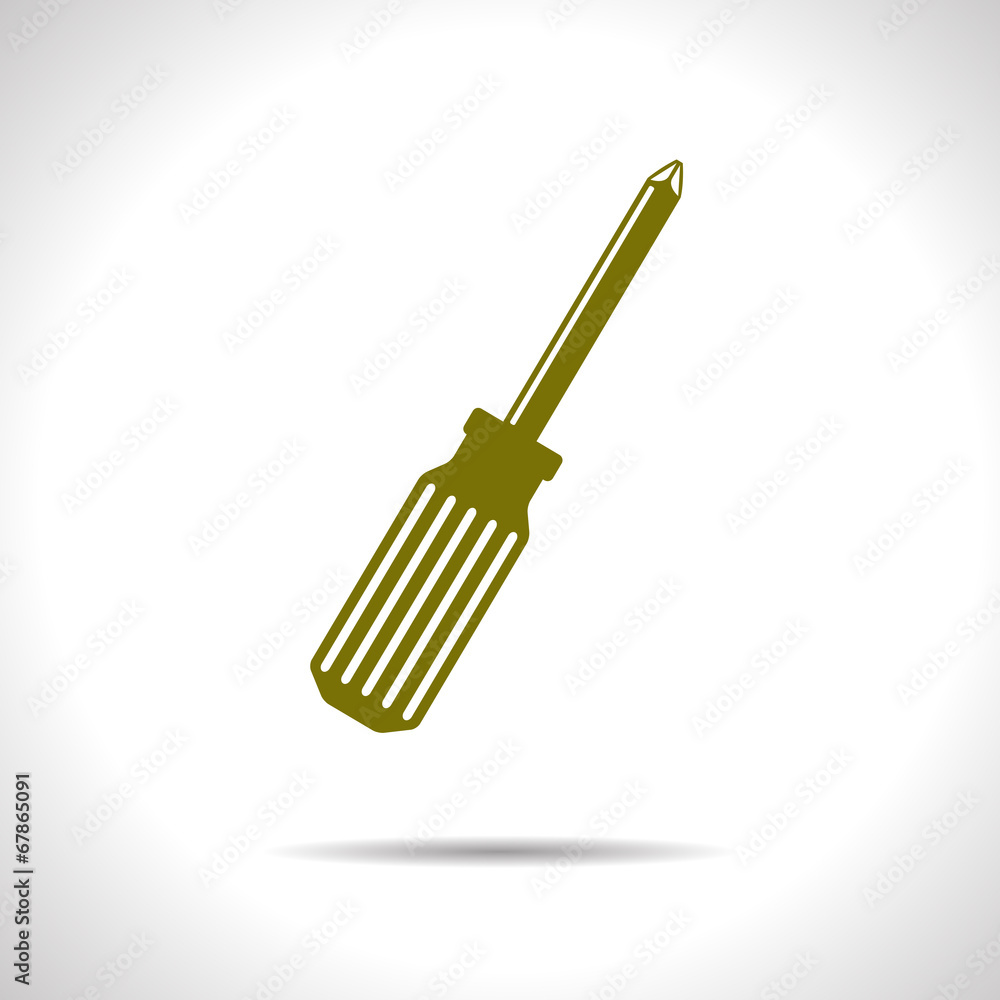 Fototapeta premium Vector phillips screwdriver icon. Eps10