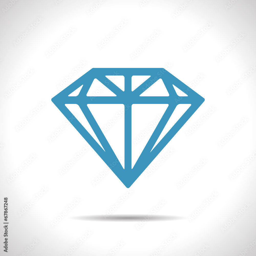 Vector diamond icon. Eps10 Vector diamond icon. Eps10