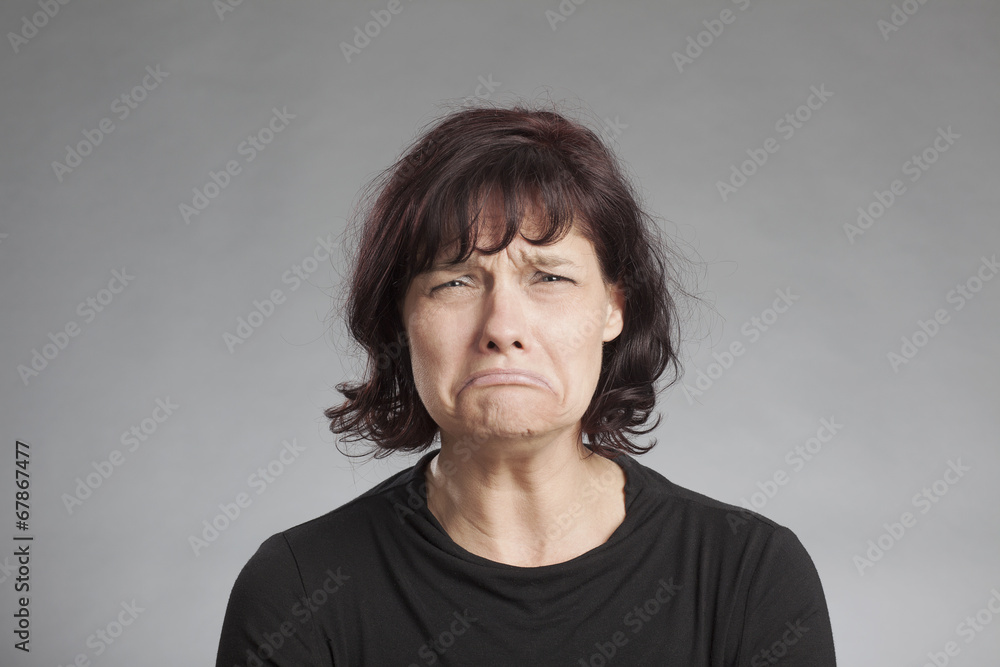 Fototapeta premium Frau, traurig