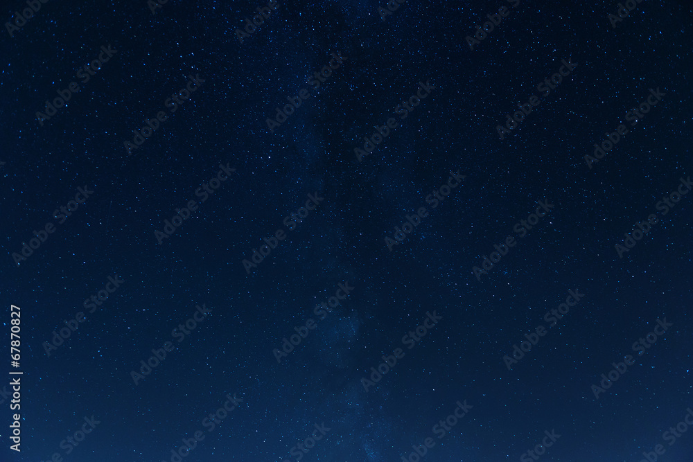 Fototapeta premium Night stars milky way.