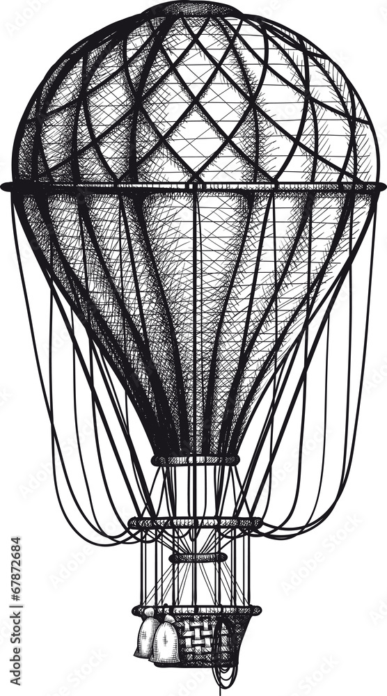 Obraz premium Old Air Ballon
