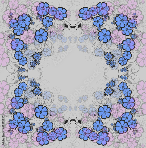 Floral frame