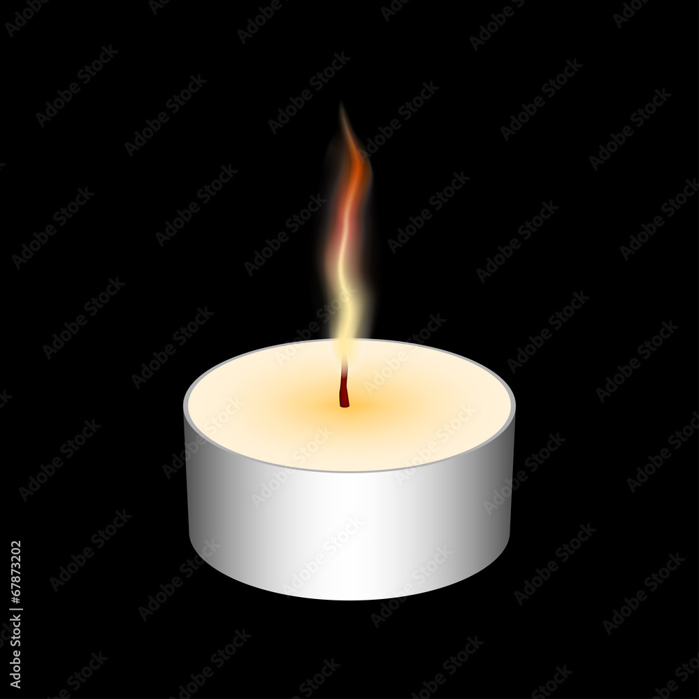 Candle element for any background. Candle element for any background.