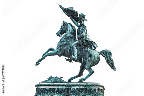 Photography Statue of Archduke Charles of Austria at the Hofburg Palace in V
