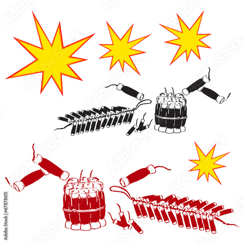chinese firecrackers design element