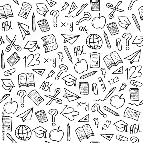School background - vector illustration