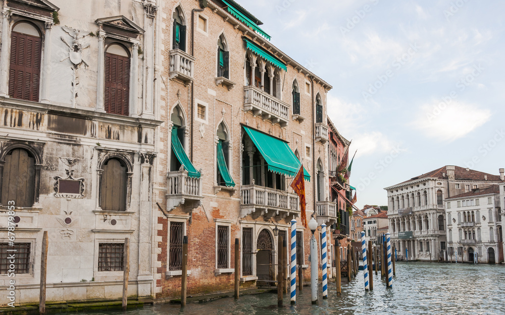 Venedig, Altstadt, historische Häuser, Canale Grande, Italien