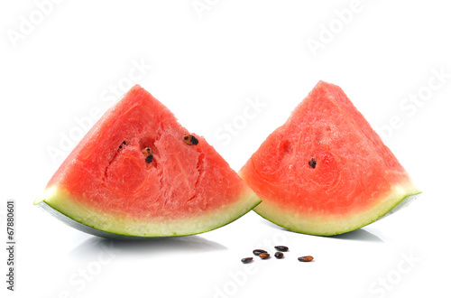 watermelon islice solated on white background