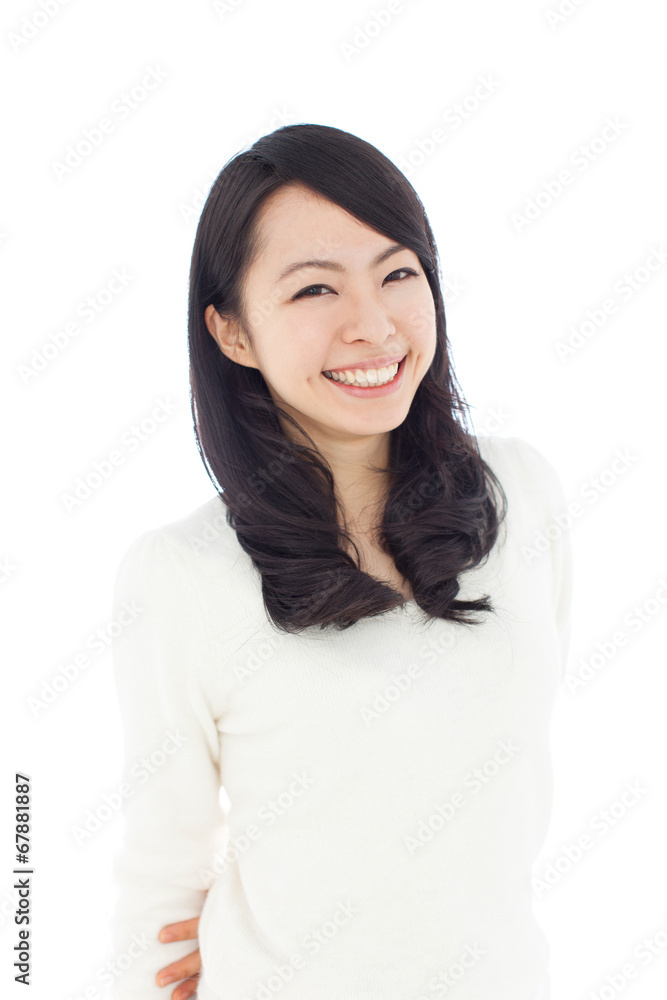笑顔の女性 笑顔の女性