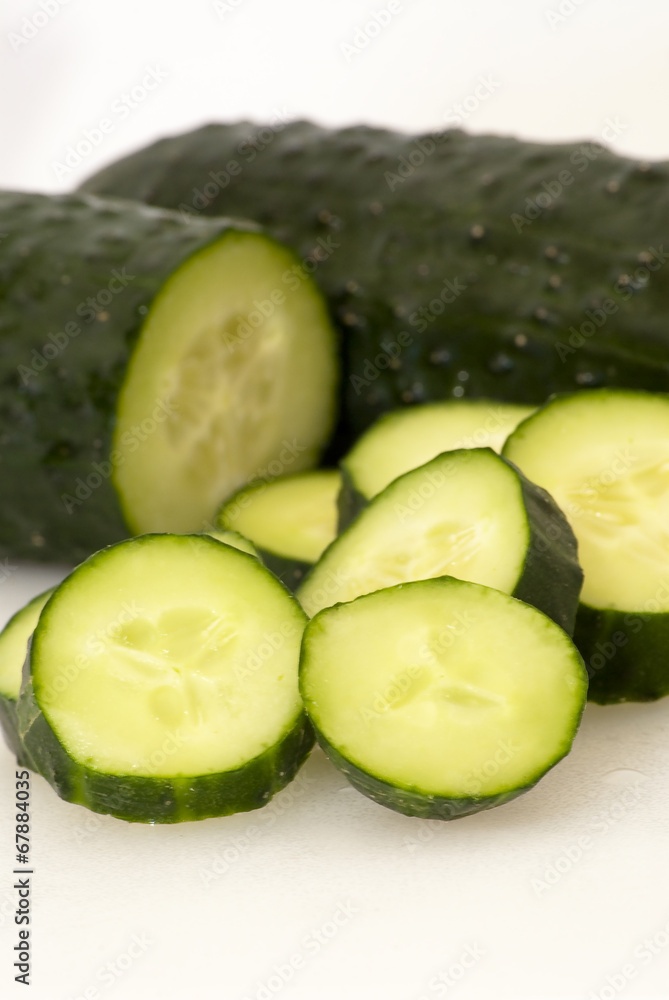 Cucumber slices Cucumber slices