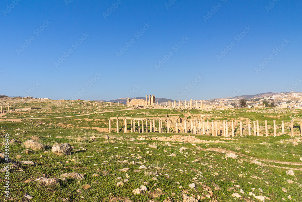 Jerash ruins in Jordan