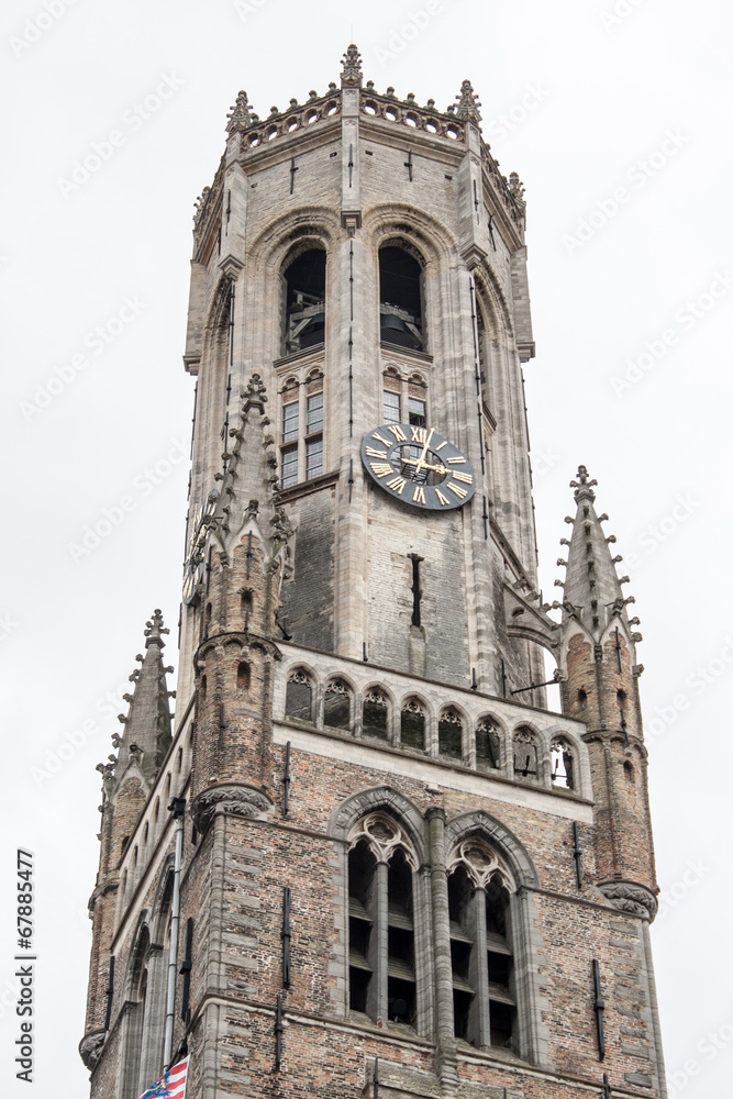 Old Church in Belgium Flanders City Bruges