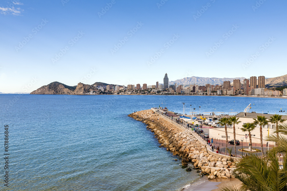 Obraz premium Benidorm, Alicante, España