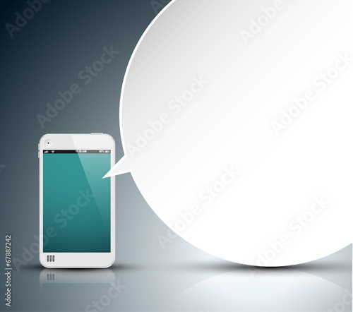 mobile communication technology - concept illustration