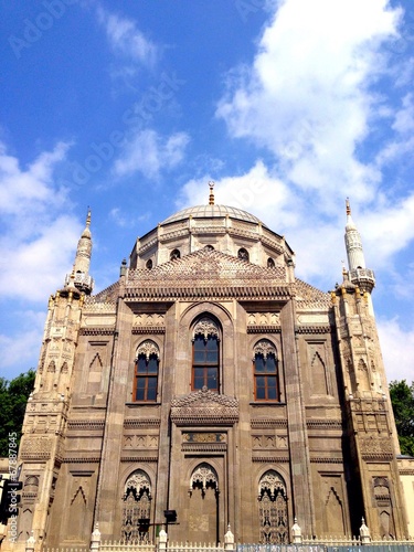 mosque in Istambul on sky background