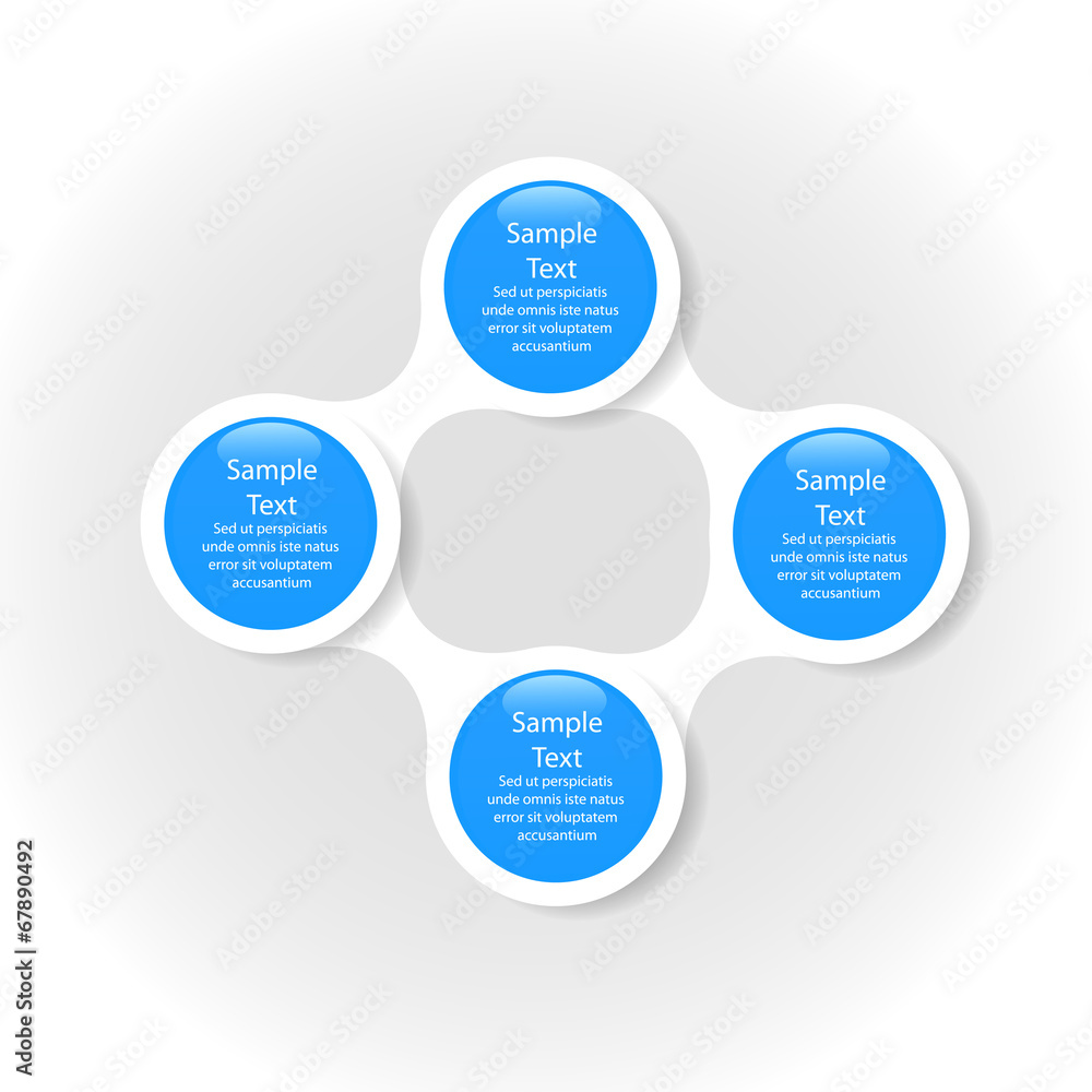 metaball colorful round diagram infographics metaball colorful round diagram infographics