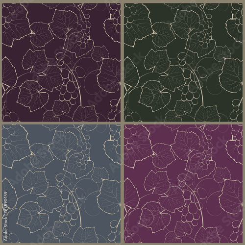 Vine seamless background