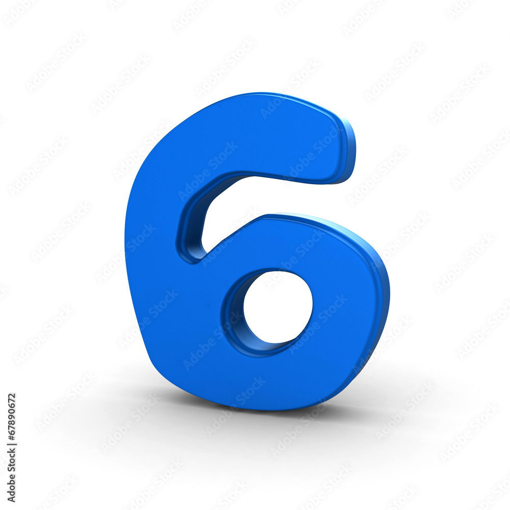 3d shiny and glossy number 6 3d shiny and glossy number 6