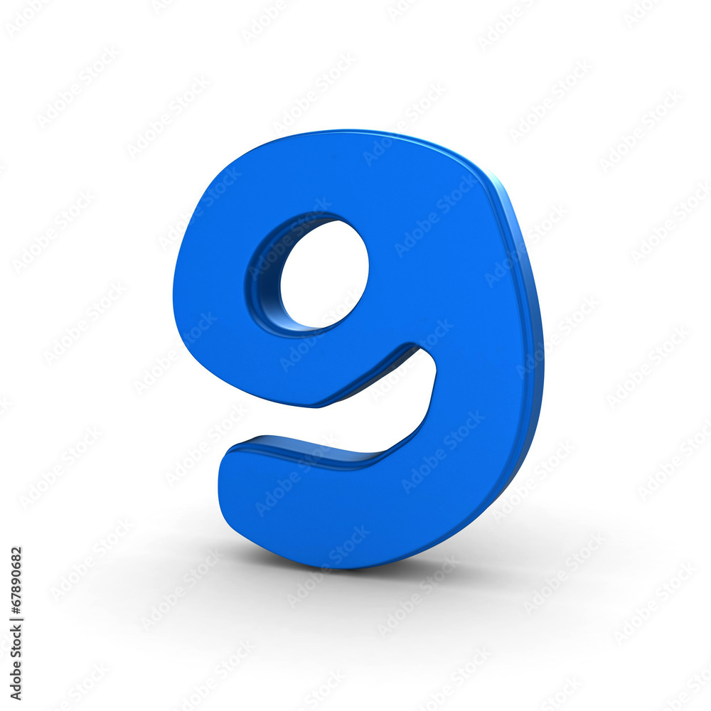 3d shiny and glossy number 9 3d shiny and glossy number 9