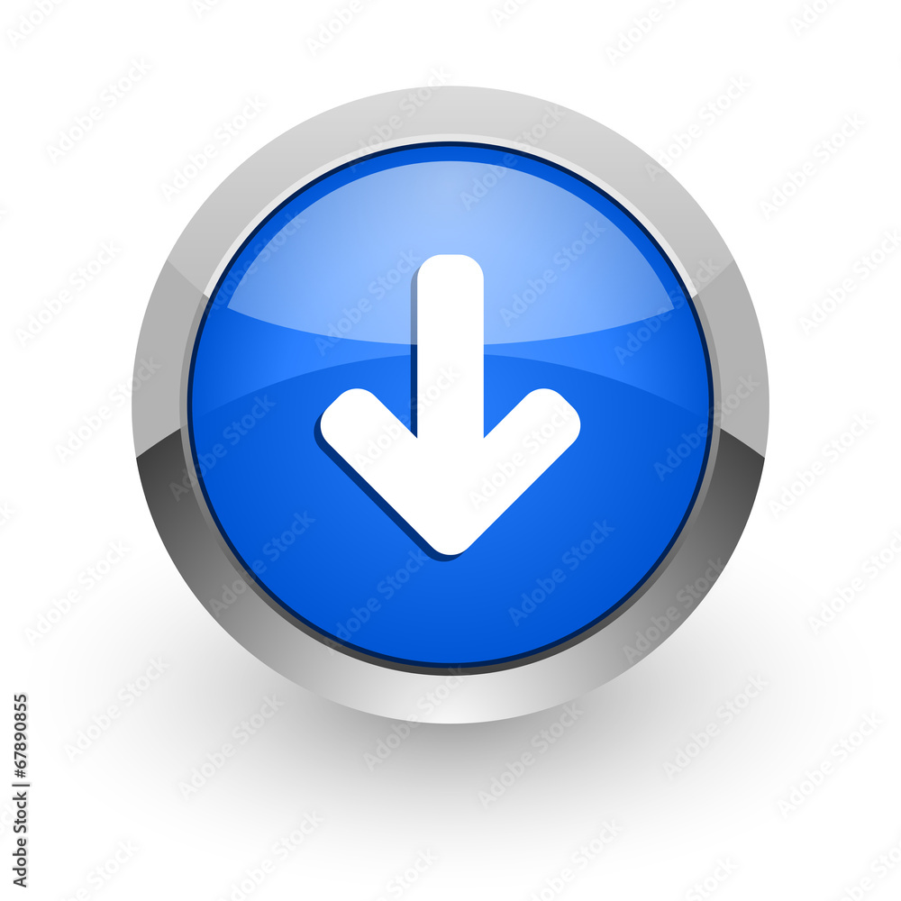 download arrow blue glossy web icon download arrow blue glossy web icon