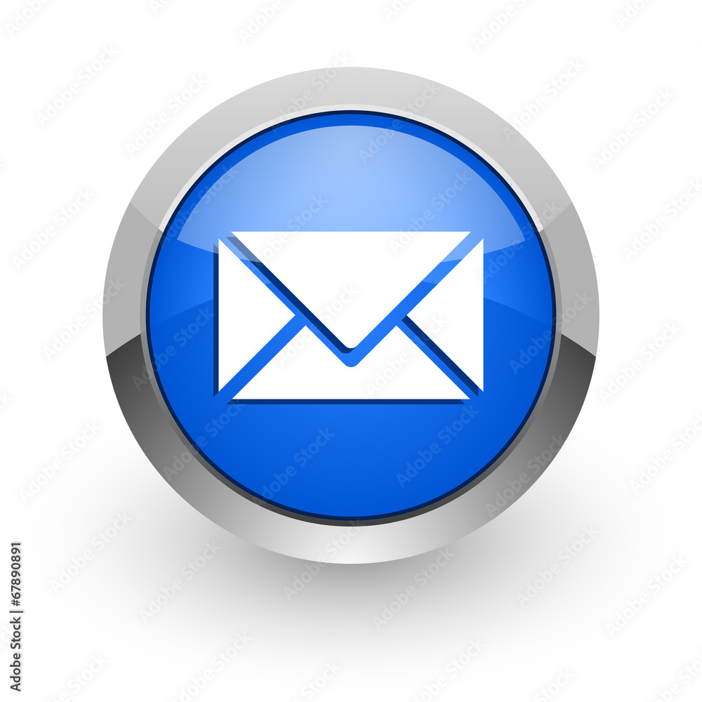 email blue glossy web icon email blue glossy web icon