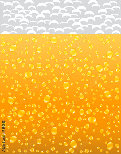 background with beer and foam