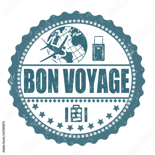 Bon voyage stamp
