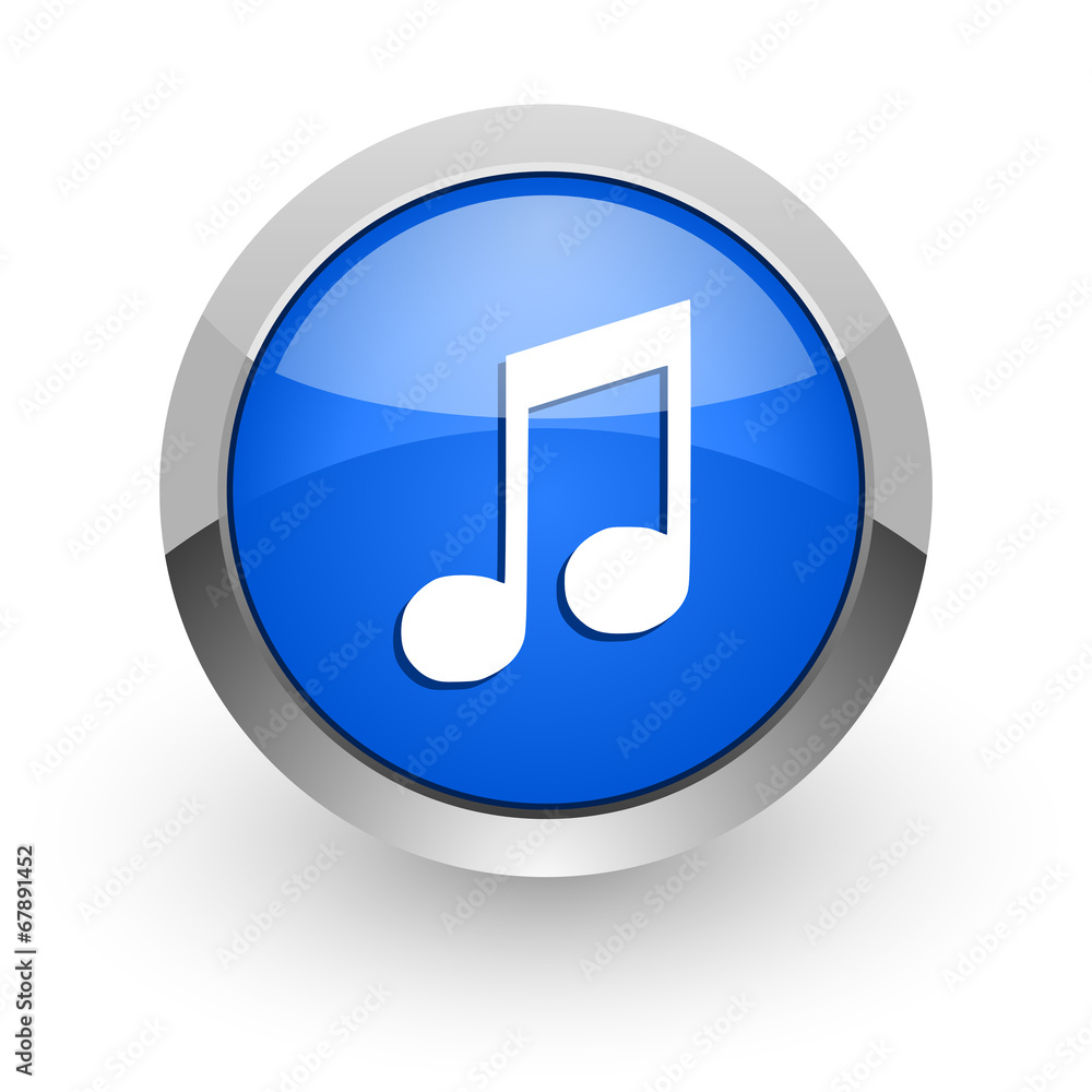 music blue glossy web icon music blue glossy web icon
