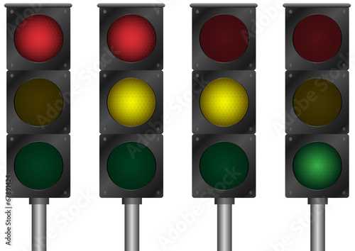 Vector Traffic Lights